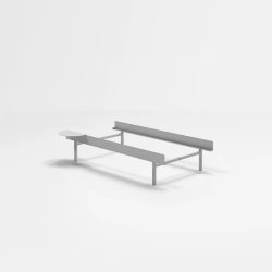 Moebe Bed Sengeramme H�j - 90 cm m. 1 sidebord