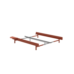 Moebe Bed Sengeramme Lav - 90-180 cm m. 1 sidebord