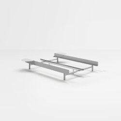 Moebe Bed Sengeramme Lav - 90-180 cm m. 2 sideborde