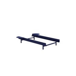 Moebe Bed Sengeramme Lav - 90 cm m. 2 sideborde