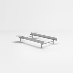 Moebe Bed Sengeramme Lav - 90 cm m. 2 sideborde