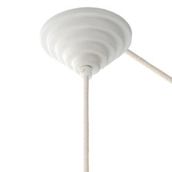 Moebe Ceramic Ceiling Rose Stairs Hvid