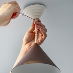 Moebe Ceramic Ceiling Rose Stairs Hvid