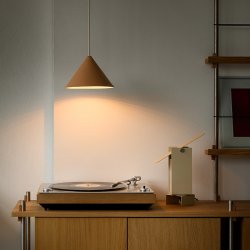 Moebe Ceramic Cone Pendel Light Ochre