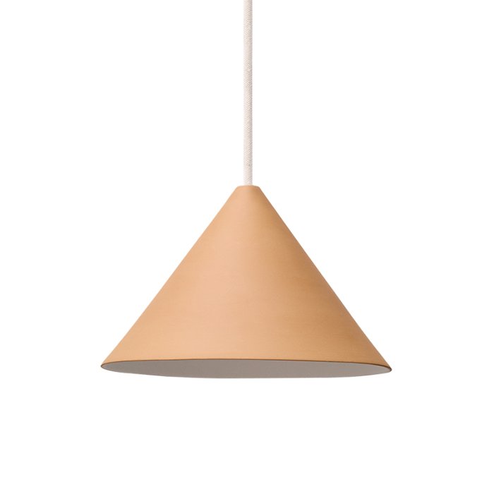 Moebe Ceramic Cone Pendel Light Ochre