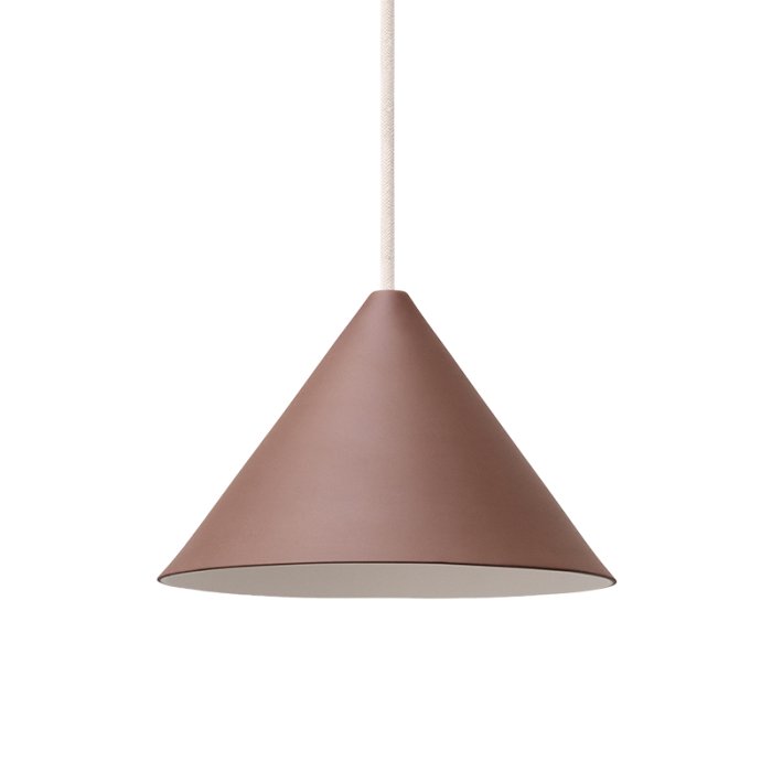 Moebe Ceramic Cone Pendel Umber Brown