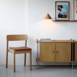 Moebe Everyday Chair Olieret Eg/Cognac L�der