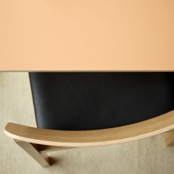 Moebe Everyday Chair Olieret Eg/Sort L�der