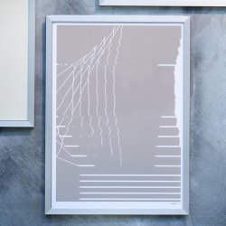 Moebe Frame Ramme - Brstet Aluminium A4