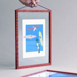 Moebe Frame Ramme Red Stained A3 