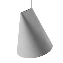 Moebe Keramik Pendel - Bred - Lysegr