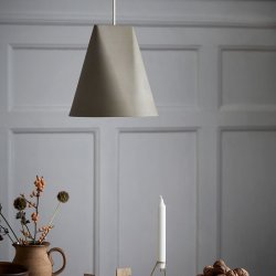 Moebe Keramik Pendel - Bred - Olive