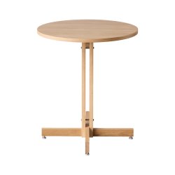 Moebe Kumu Rundt Caf�bord �65 cm Olieret Eg