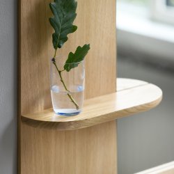 Moebe Mirror with a Shelf