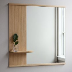 Moebe Mirror with a Shelf