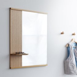 Moebe Mirror with a Shelf