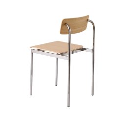 Moebe Offset Chair Olieret Eg/Kromfinish