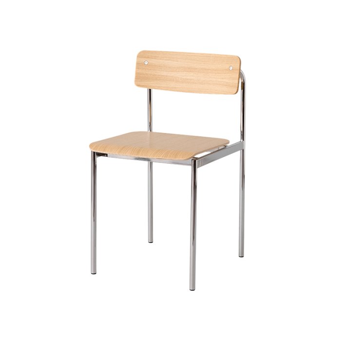 Moebe Offset Chair Olieret Eg/Kromfinish