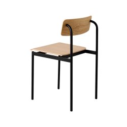 Moebe Offset Chair Olieret Eg/Sort
