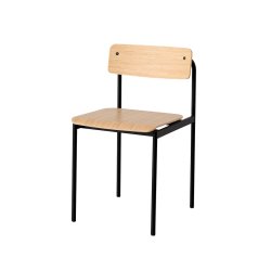 Moebe Offset Chair Olieret Eg/Sort