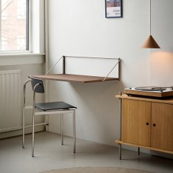 Moebe Offset Chair Sort/Kromfinish