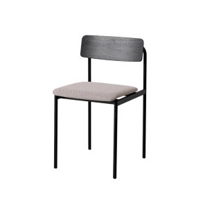Moebe Offset Chair Sort m. Polstret S�de/Sort