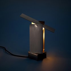 Moebe Pivoting Bordlampe Rustfrit Stl