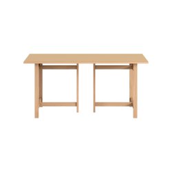 Moebe Rectangular Dining Table 160x90 cm Muted Peach