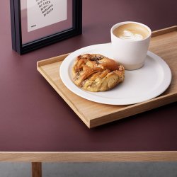 Moebe Rectangular Dining Table 160x90 cm Burgundy