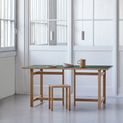 Moebe Rectangular Dining Table 160x90 cm Forest Green