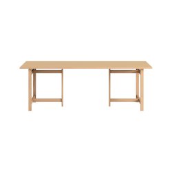 Moebe Rectangular Dining Table 220x90 cm Muted Peach