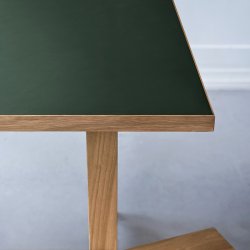 Moebe Rectangular Dining Table 220x90 cm Forest Green