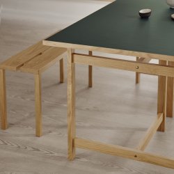 Moebe Rectangular Dining Table 220x90 cm Forest Green