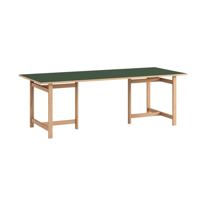 Moebe Rectangular Dining Table 220x90 cm Forest Green