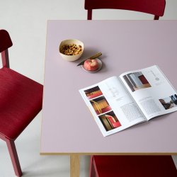 Moebe Rectangular Dining Table 220x90 cm Soft Lilac