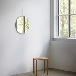 Moebe Rund Vgspejl 50 cm Rustfrit Stl