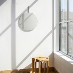 Moebe Rund Vgspejl 50 cm Rustfrit Stl