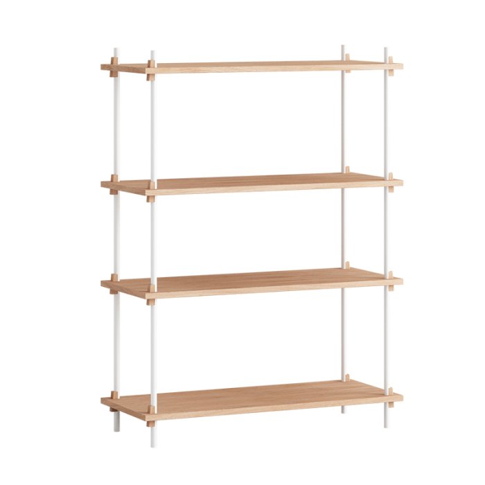 Moebe Shelving System Classic Medium Eg/Hvid