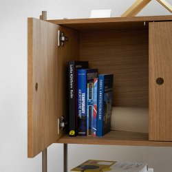 Moebe Shelving System Double Cabinet