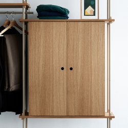 Moebe Shelving System Double Tall Cabinet