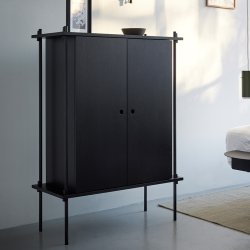 Moebe Shelving System Double Tall Cabinet