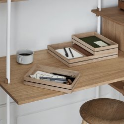 Moebe Shelving System Skrivebordshylde