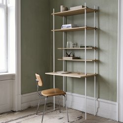 Moebe Shelving System Skrivebordshylde