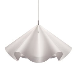 Moebe Sinuate Pendel Hvid/Rustfrit St�l Large