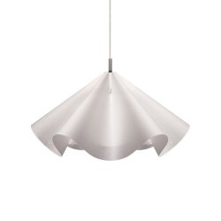 Moebe Sinuate Pendel Hvid/Rustfrit St�l Medium