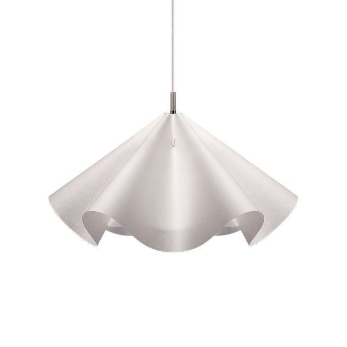 Moebe Sinuate Pendel Hvid/Rustfrit St�l Medium