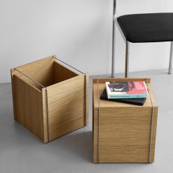 Moebe Storage Box Square Eg/Rustfrit St�l