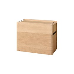 Moebe Storage Box Tower Low Eg/Rustfrit St�l