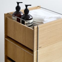 Moebe Storage Box Tower Medium Eg/Rustfrit St�l