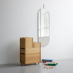 Moebe Storage Box Tower Medium Eg/Rustfrit St�l